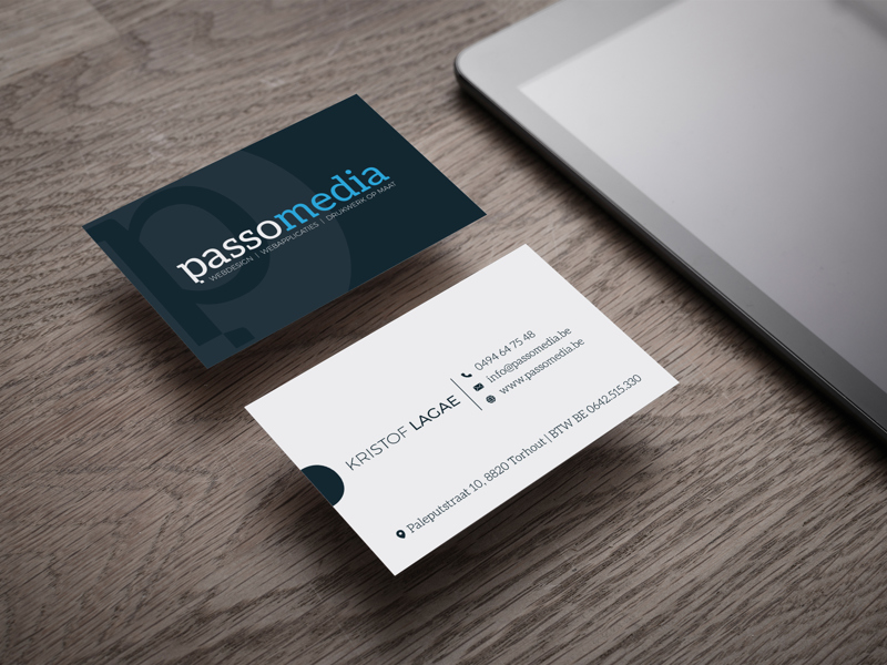 Passomediavisitekaartjes