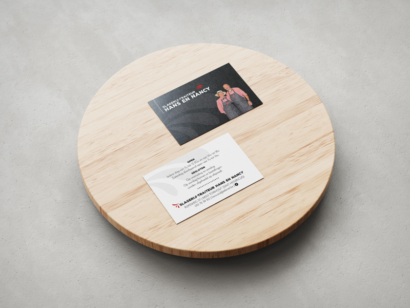 Slagerijhansvisitekaartje